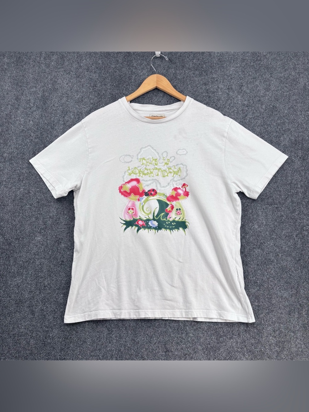 Coachtopia Whimsy Fairycore Mushroom “This Is Coachtopia” Graphic Women’s M